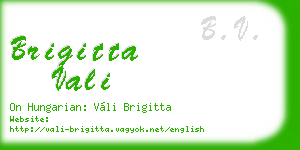 brigitta vali business card